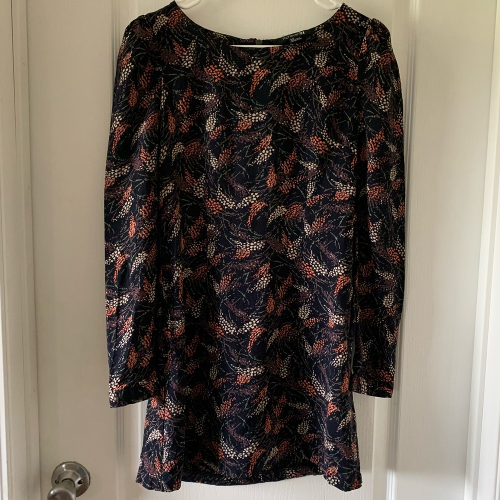 Long sleeve floral dress